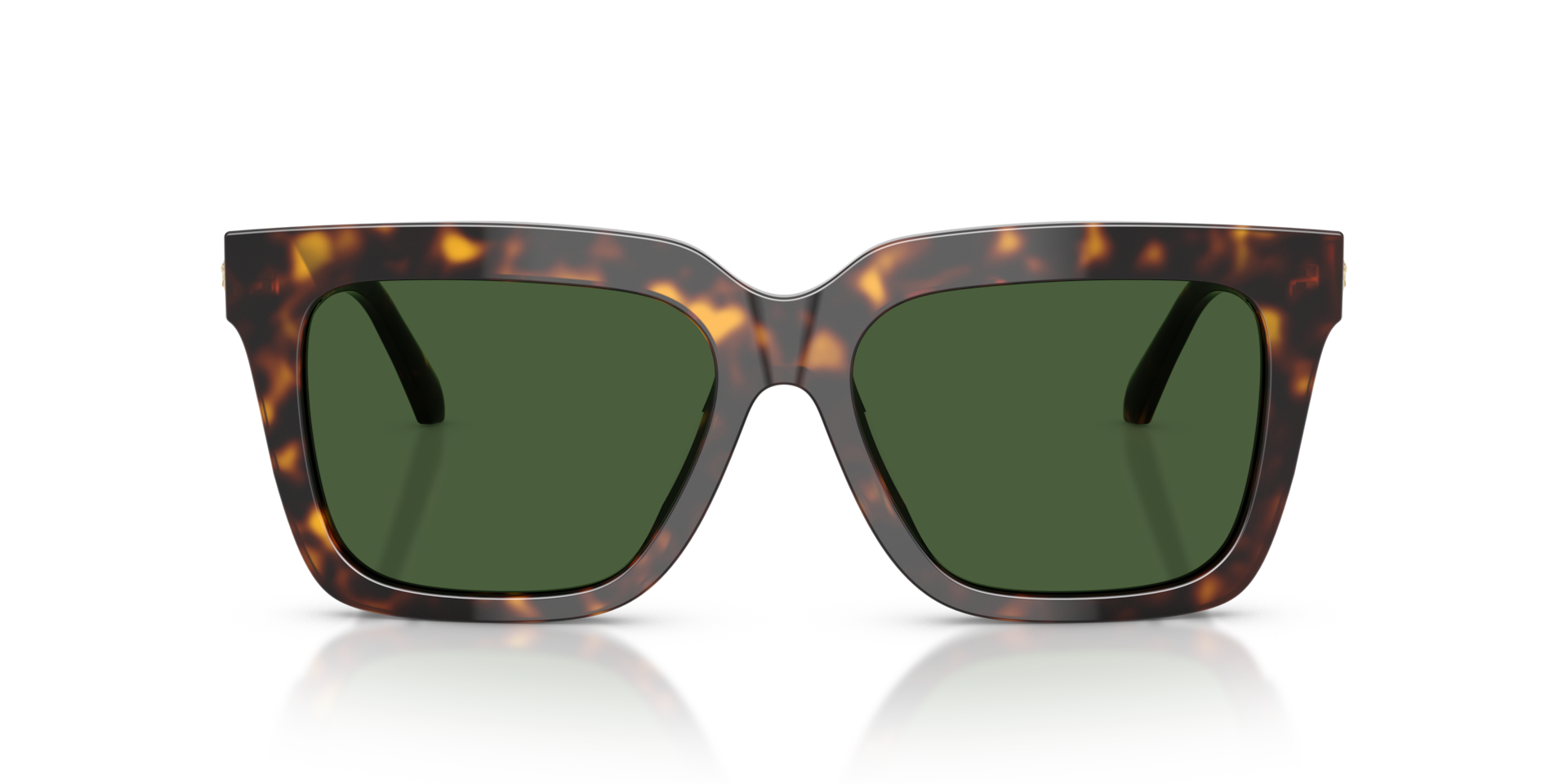 VERSACE Woman Sunglasses VE4498  -  Frame color: Havana, Lens color: Dark Green