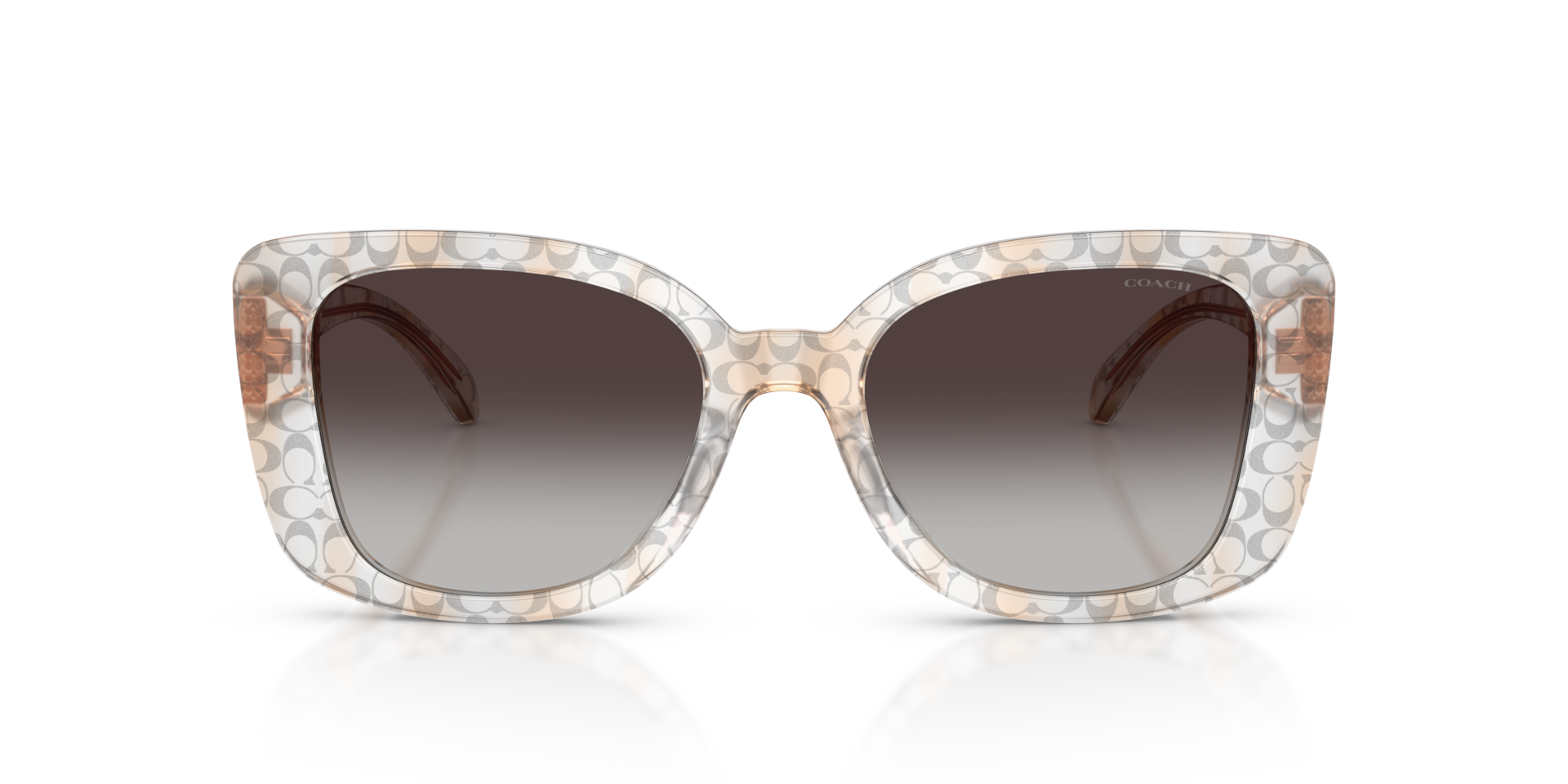 COACH Woman Sunglasses CDP48  -  Frame color: Grey, Lens color: Grey Gradient