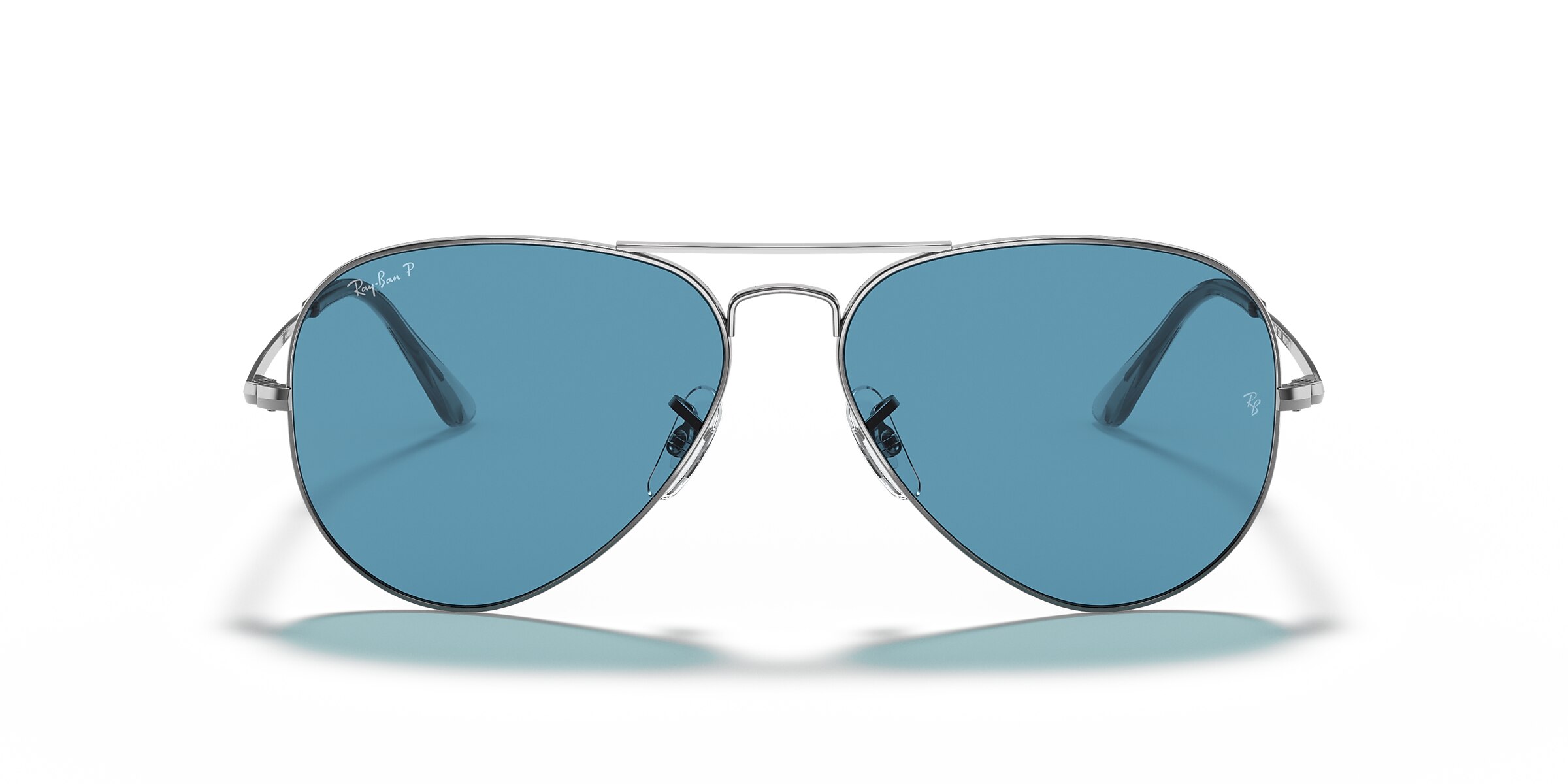 Ray-Ban Sunglasses RB3689 AVIATOR METAL II POLARIZED+ LENSES