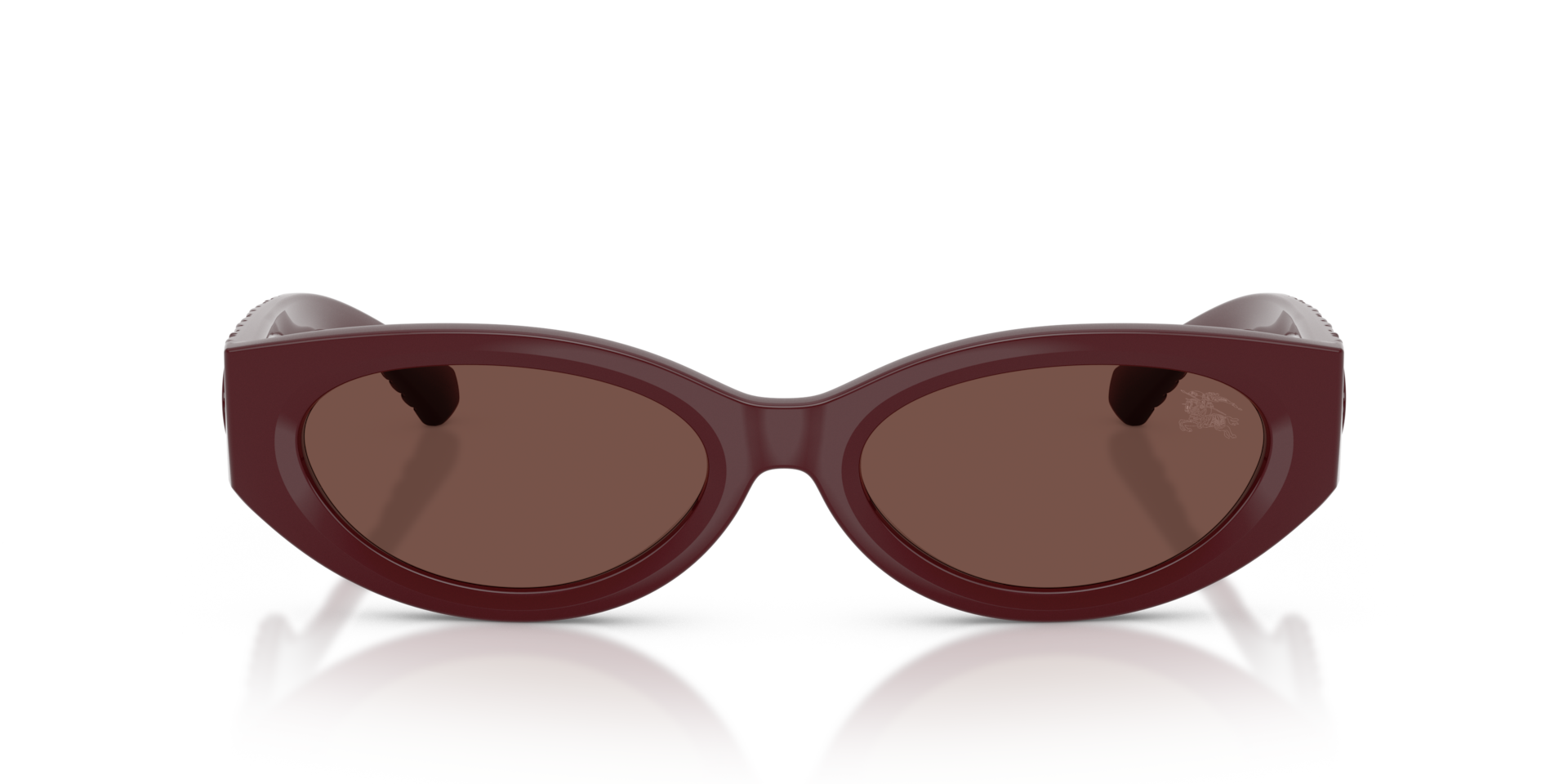 BURBERRY Woman Sunglasses BE4505U - Frame color: Bordeaux, Lens color: Black Chocolate