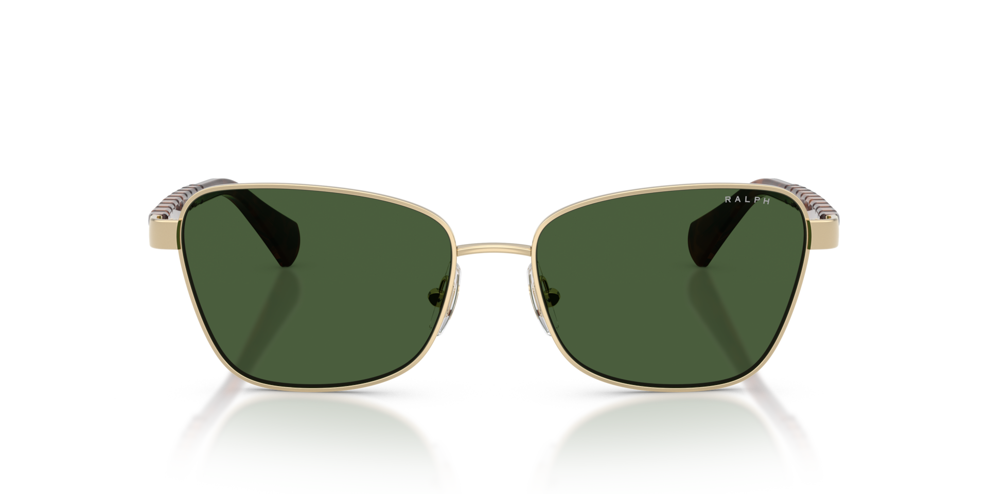 RALPH Woman Sunglasses RA4149  -  Frame color: Shiny Pale Gold, Lens color: Dark Green