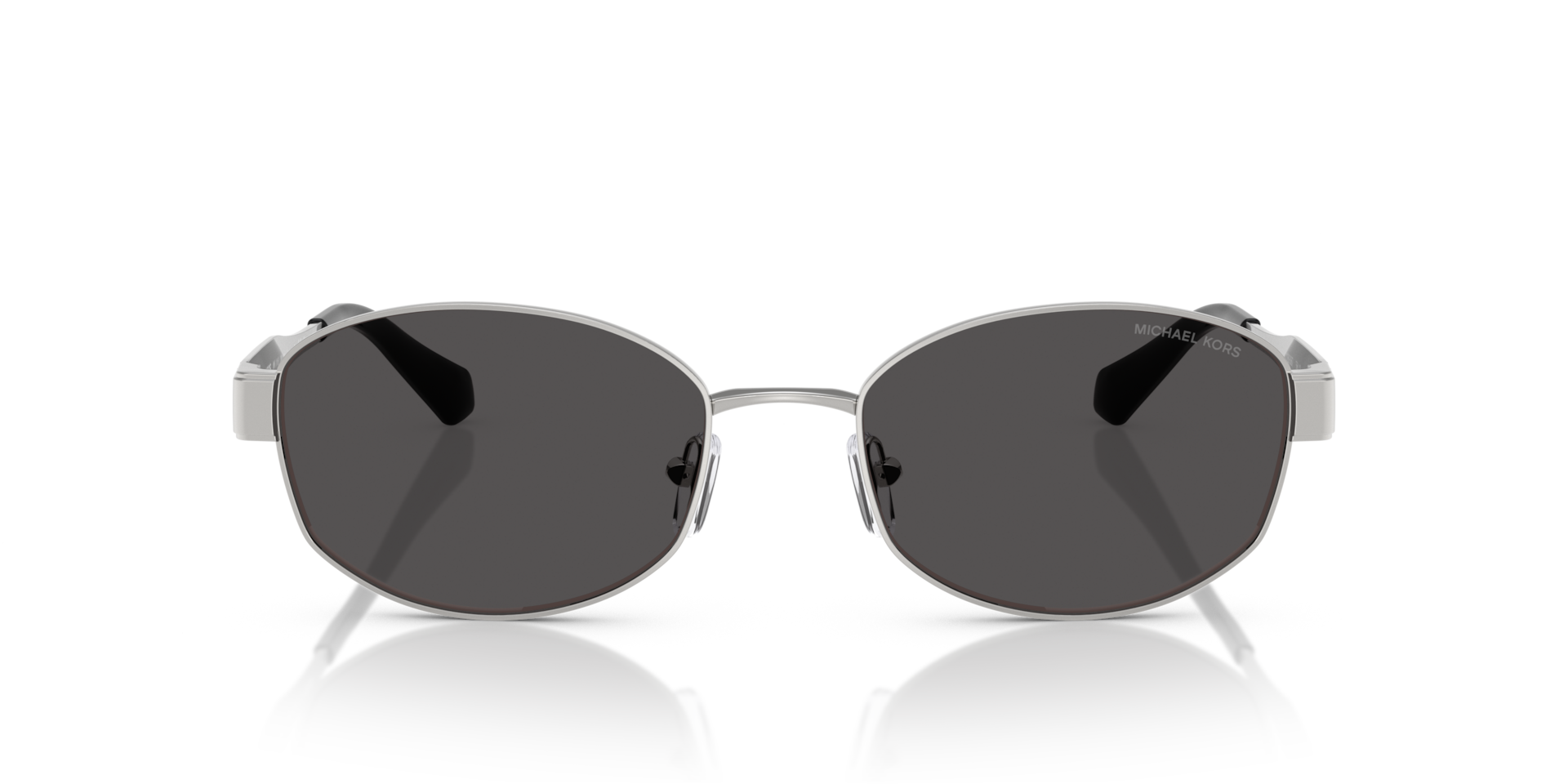 MICHAEL KORS Woman Sunglasses Monte Carlo - Frame color: Silver, Lens color: Dark Grey Solid