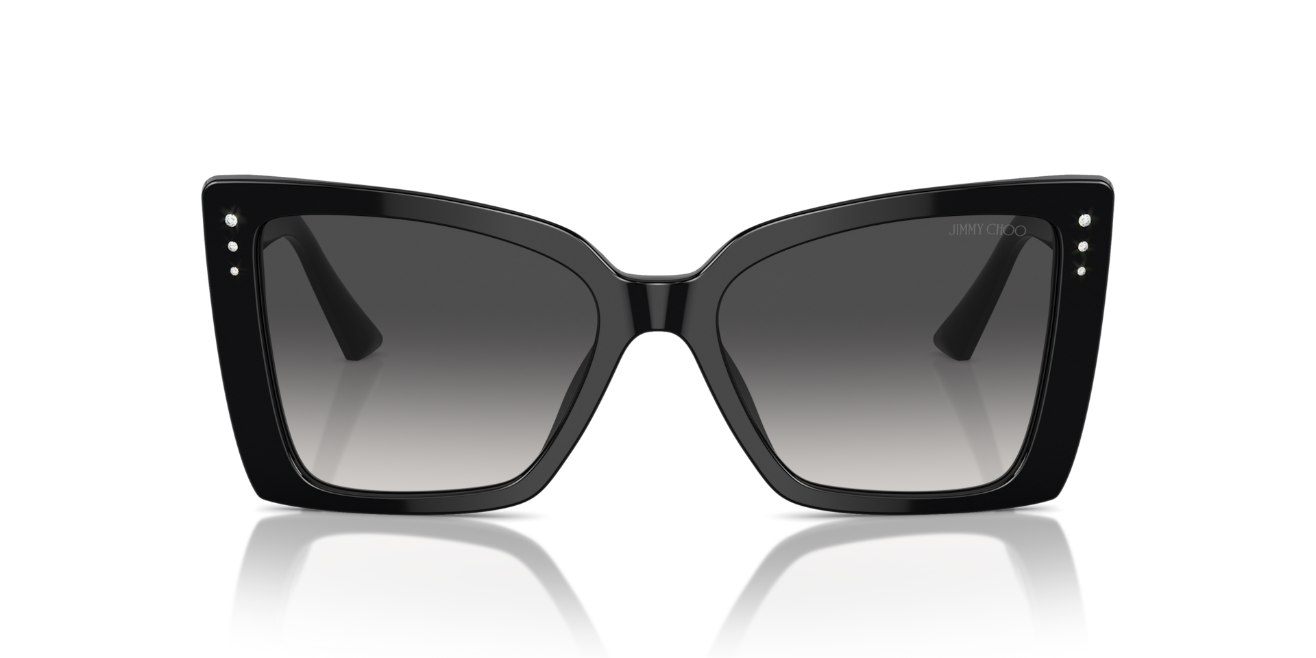 JIMMY CHOO Woman Sunglasses JC5001B - Frame color: Black, Lens color: Gradient Grey